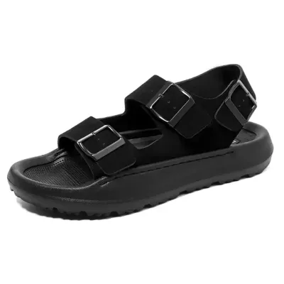 DESIGNER CASUAL SANDALS SAND BLACK